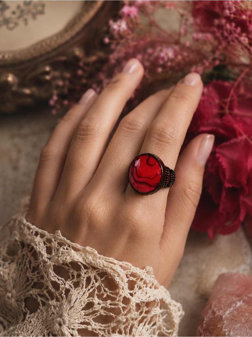 Jupiter Statement Ring | Cocktail Ring Size 7